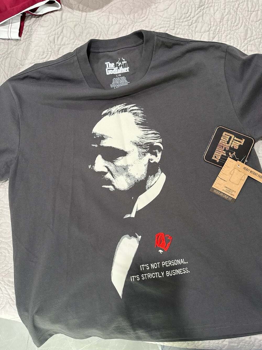 The Godfather It's Not Personal It's Strictly Business Graphic T-Shirt Size L/G